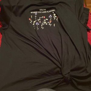 Black XL neon soul shirt